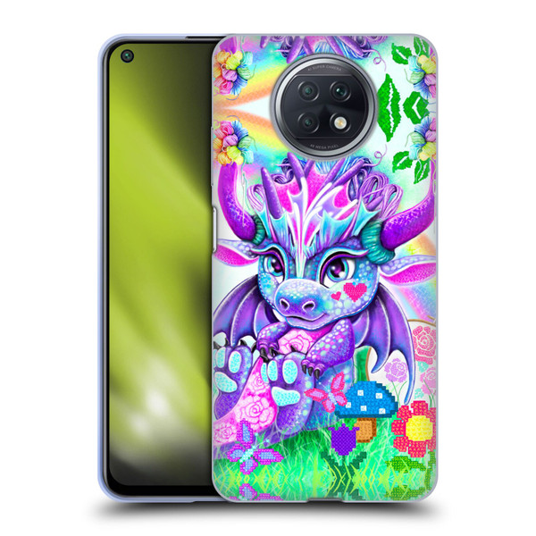 Sheena Pike Dragons Cross-Stitch Lil Dragonz Soft Gel Case for Xiaomi Redmi Note 9T 5G
