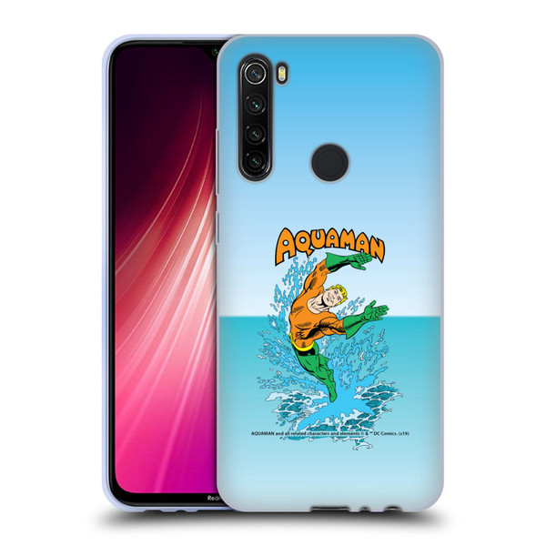 Aquaman DC Comics Fast Fashion Splash Soft Gel Case for Xiaomi Redmi Note 8T