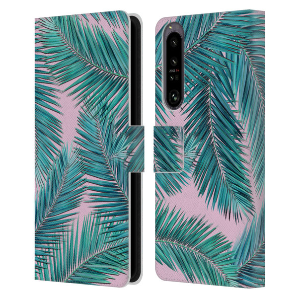 Mark Ashkenazi Banana Life Palm Tree Leather Book Wallet Case Cover For Sony Xperia 1 IV