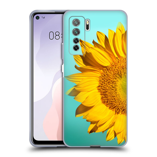 Mark Ashkenazi Florals Sunflowers Soft Gel Case for Huawei Nova 7 SE/P40 Lite 5G