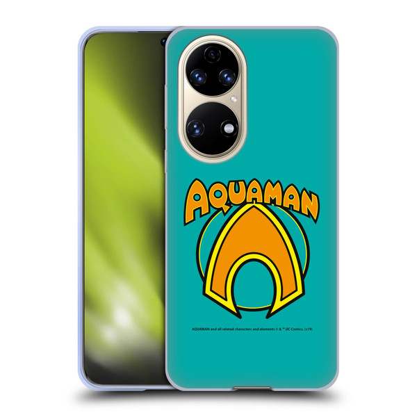 Aquaman DC Comics Logo Classic Soft Gel Case for Huawei P50