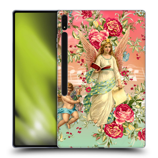 Mark Ashkenazi Florals Angels Soft Gel Case for Samsung Galaxy Tab S8 Ultra
