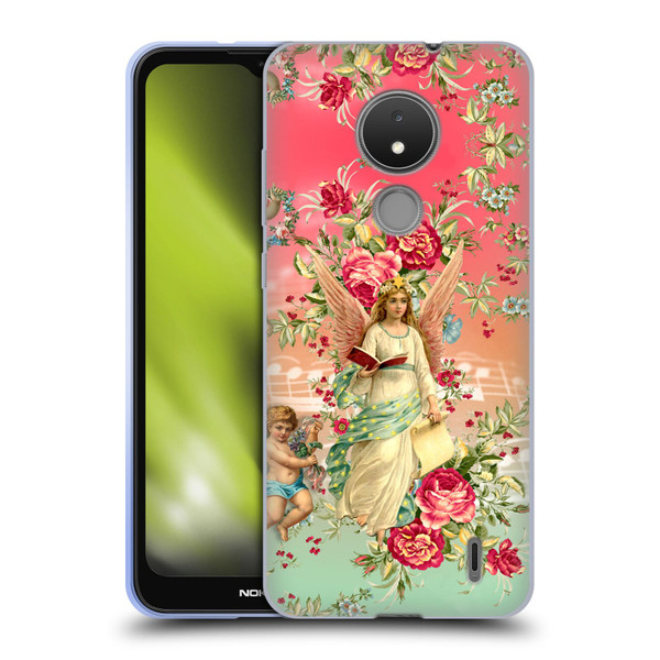 Mark Ashkenazi Florals Angels Soft Gel Case for Nokia C21