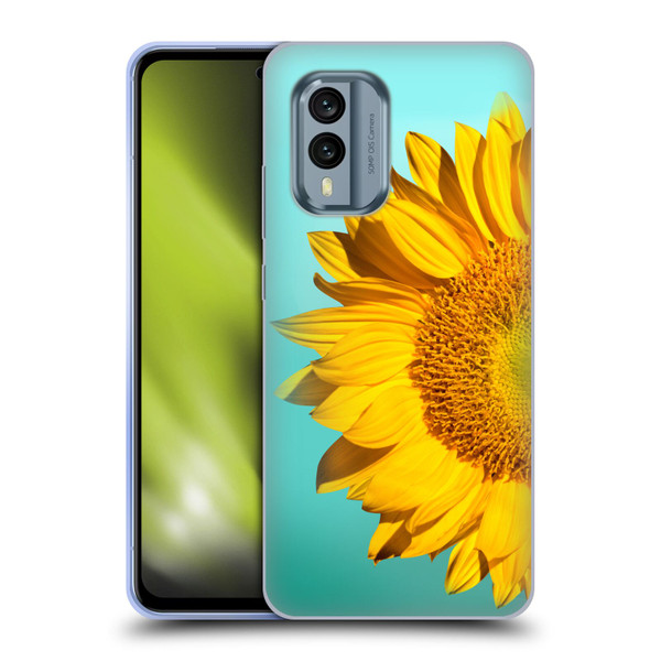 Mark Ashkenazi Florals Sunflowers Soft Gel Case for Nokia X30