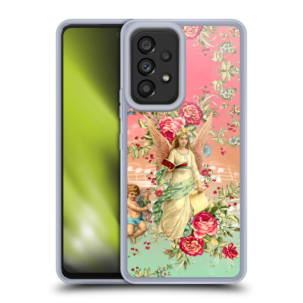 Mark Ashkenazi Florals Angels Soft Gel Case for Samsung Galaxy A53 5G (2022)