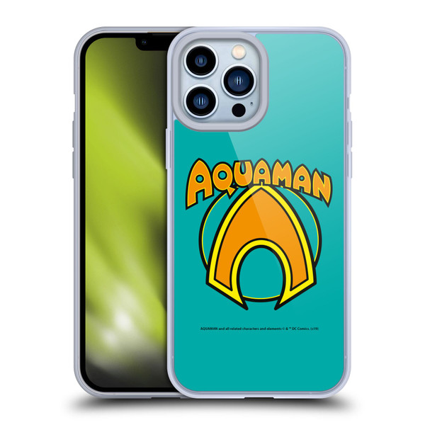 Aquaman DC Comics Logo Classic Soft Gel Case for Apple iPhone 13 Pro Max
