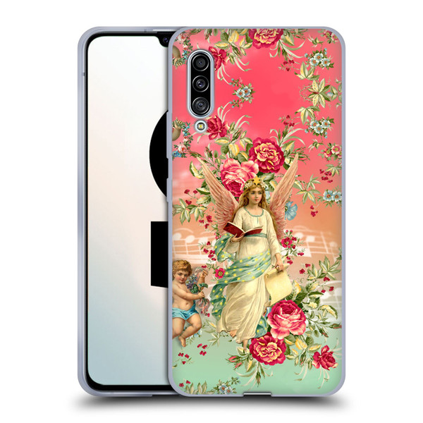 Mark Ashkenazi Florals Angels Soft Gel Case for Samsung Galaxy A90 5G (2019)