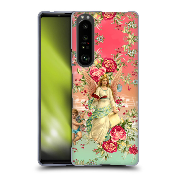 Mark Ashkenazi Florals Angels Soft Gel Case for Sony Xperia 1 III