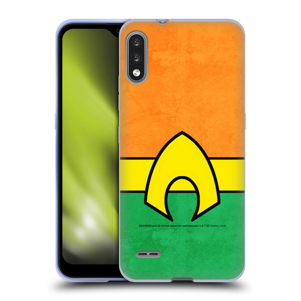 Aquaman DC Comics Logo Uniform 2 Soft Gel Case for LG K22