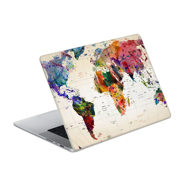 Mark Ashkenazi Pop Culture Map Of The World Vinyl Sticker Skin Decal Cover for Apple MacBook Pro 16" A2485
