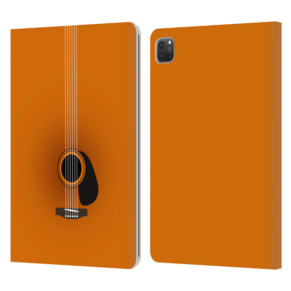 Mark Ashkenazi Music Guitar Minimal Leather Book Wallet Case Cover For Apple iPad Pro 11 2020 / 2021 / 2022