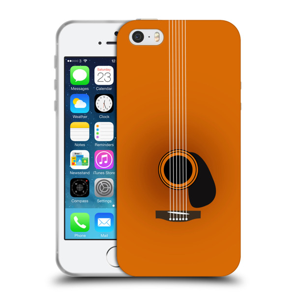Mark Ashkenazi Music Guitar Minimal Soft Gel Case for Apple iPhone 5 / 5s / iPhone SE 2016