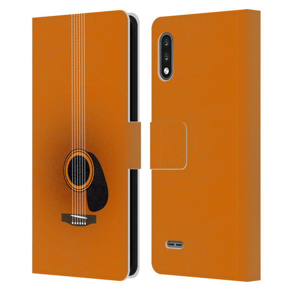 Mark Ashkenazi Music Guitar Minimal Leather Book Wallet Case Cover For LG K22