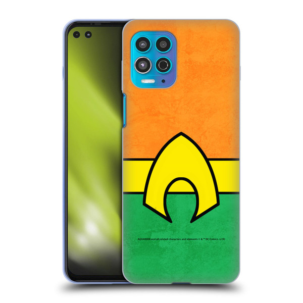 Aquaman DC Comics Logo Uniform 2 Soft Gel Case for Motorola Moto G100