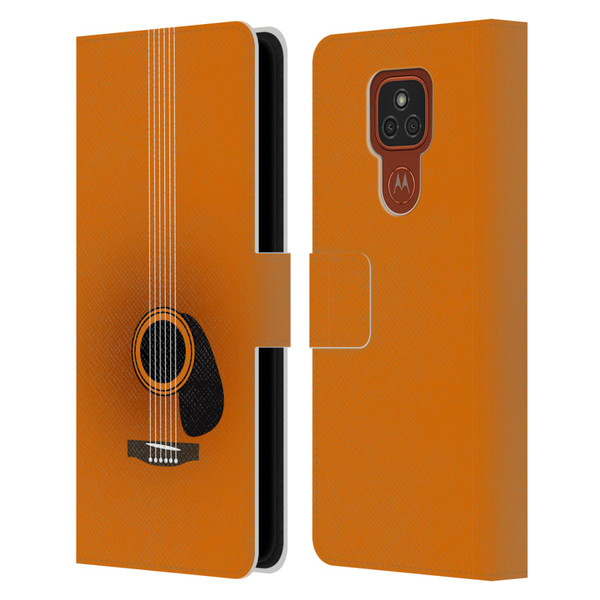 Mark Ashkenazi Music Guitar Minimal Leather Book Wallet Case Cover For Motorola Moto E7 Plus