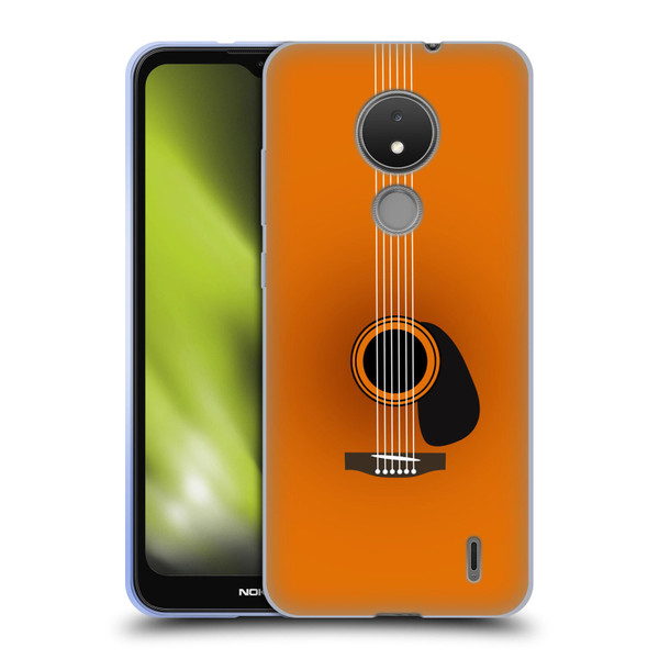 Mark Ashkenazi Music Guitar Minimal Soft Gel Case for Nokia C21