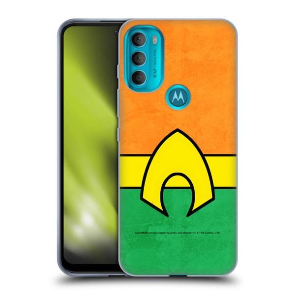 Aquaman DC Comics Logo Uniform 2 Soft Gel Case for Motorola Moto G71 5G