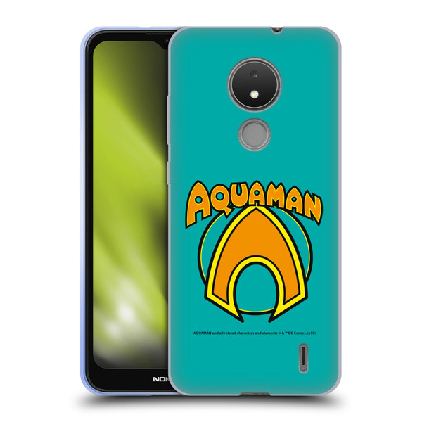 Aquaman DC Comics Logo Classic Soft Gel Case for Nokia C21