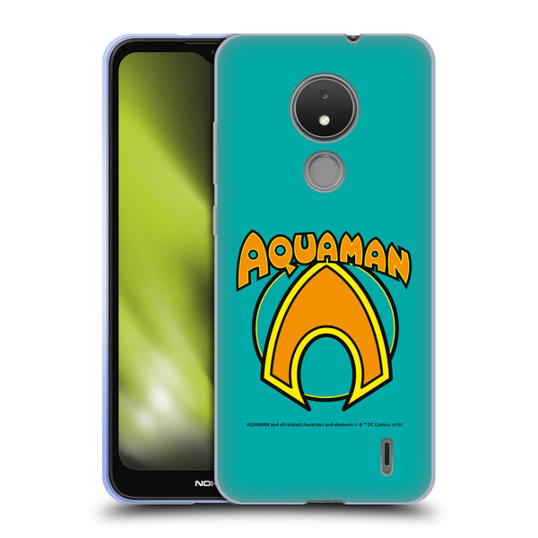 Aquaman DC Comics Logo Classic Soft Gel Case for Nokia C21