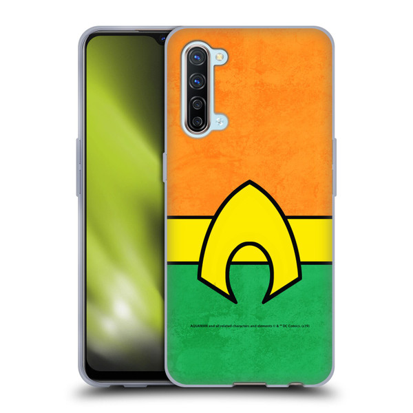 Aquaman DC Comics Logo Uniform 2 Soft Gel Case for OPPO Find X2 Lite 5G