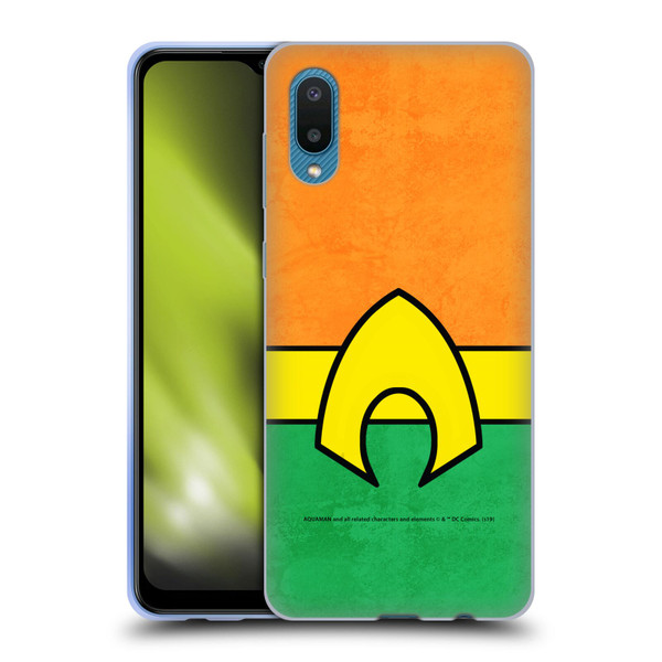 Aquaman DC Comics Logo Uniform 2 Soft Gel Case for Samsung Galaxy A02/M02 (2021)