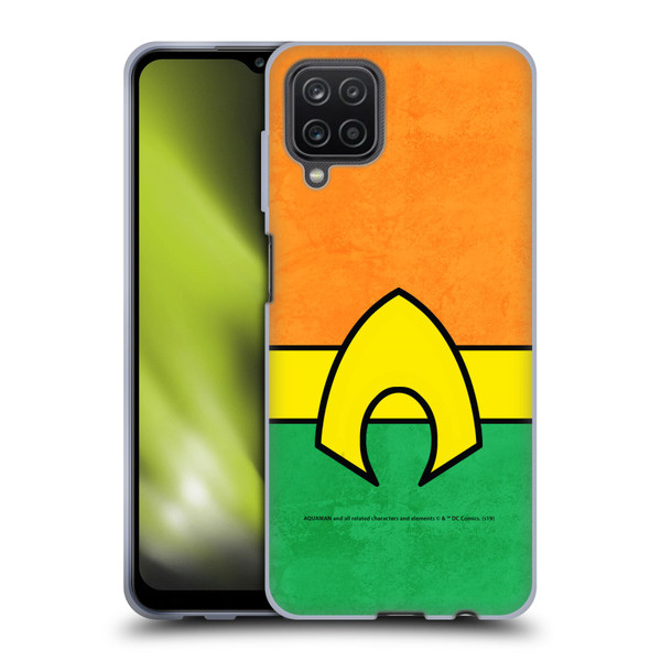 Aquaman DC Comics Logo Uniform 2 Soft Gel Case for Samsung Galaxy A12 (2020)