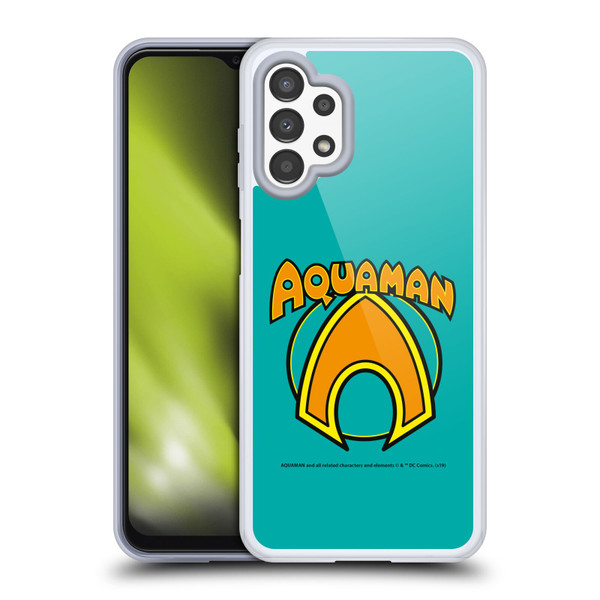 Aquaman DC Comics Logo Classic Soft Gel Case for Samsung Galaxy A13 (2022)