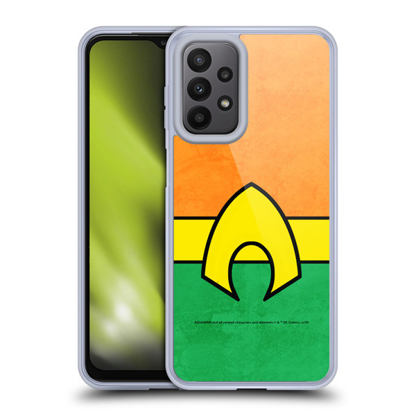 Aquaman DC Comics Logo Uniform 2 Soft Gel Case for Samsung Galaxy A23 / 5G (2022)