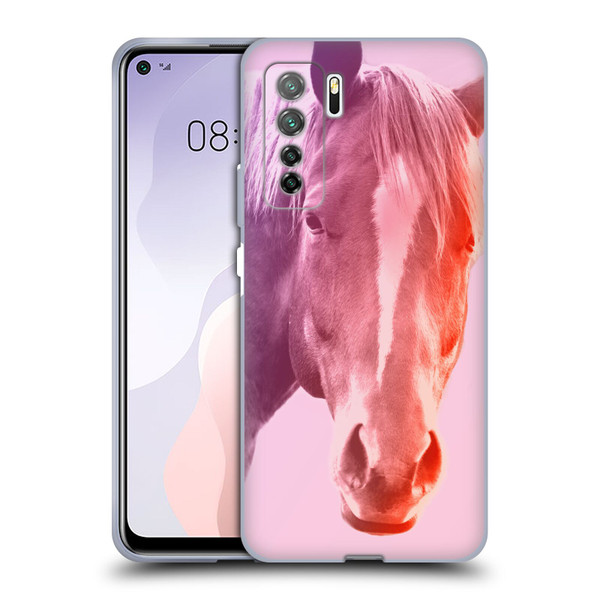 Mark Ashkenazi Pastel Potraits Horse Soft Gel Case for Huawei Nova 7 SE/P40 Lite 5G