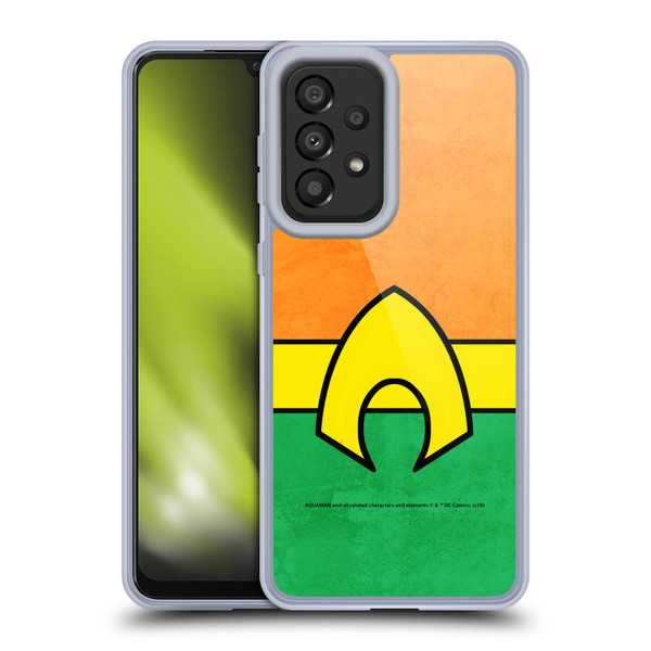 Aquaman DC Comics Logo Uniform 2 Soft Gel Case for Samsung Galaxy A33 5G (2022)