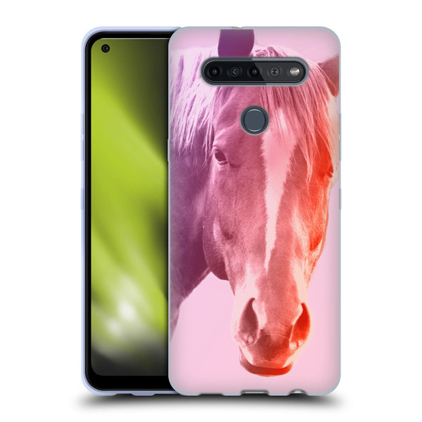 Mark Ashkenazi Pastel Potraits Horse Soft Gel Case for LG K51S