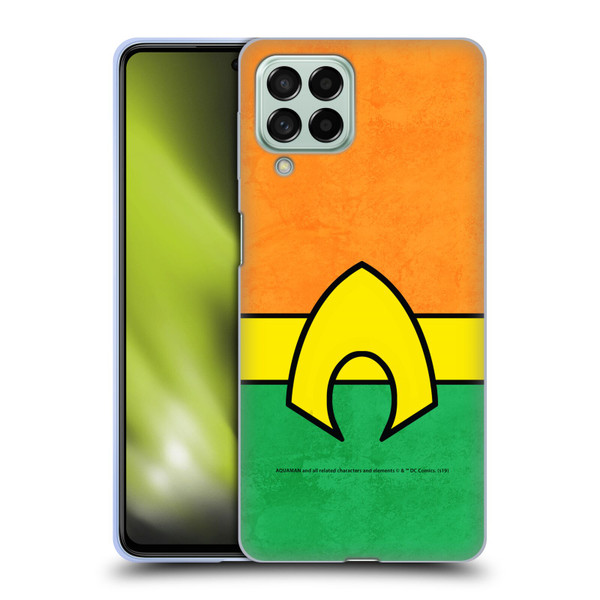 Aquaman DC Comics Logo Uniform 2 Soft Gel Case for Samsung Galaxy M53 (2022)