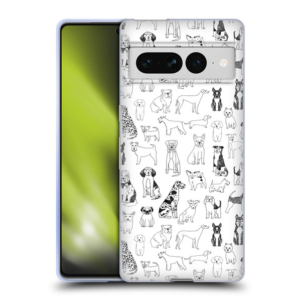 Andrea Lauren Design Animals Canine Line Soft Gel Case for Google Pixel 7 Pro