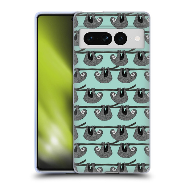 Andrea Lauren Design Animals Sloth Soft Gel Case for Google Pixel 7 Pro