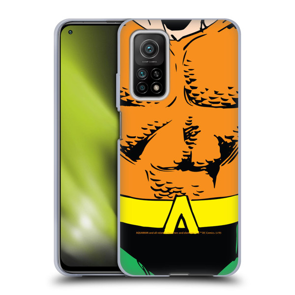 Aquaman DC Comics Logo Uniform Soft Gel Case for Xiaomi Mi 10T 5G
