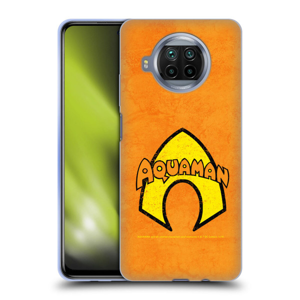 Aquaman DC Comics Logo Classic Distressed Look Soft Gel Case for Xiaomi Mi 10T Lite 5G