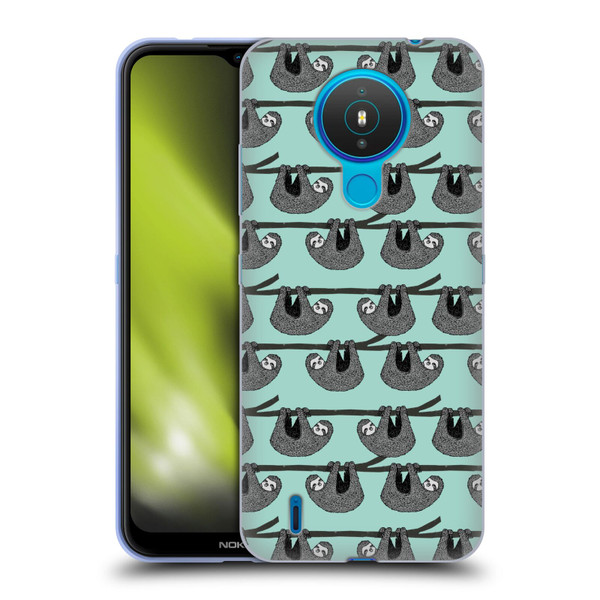 Andrea Lauren Design Animals Sloth Soft Gel Case for Nokia 1.4
