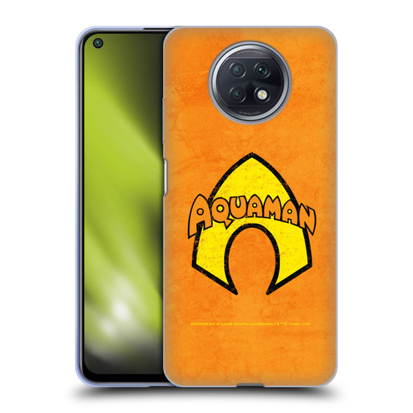 Aquaman DC Comics Logo Classic Distressed Look Soft Gel Case for Xiaomi Redmi Note 9T 5G