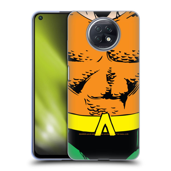 Aquaman DC Comics Logo Uniform Soft Gel Case for Xiaomi Redmi Note 9T 5G