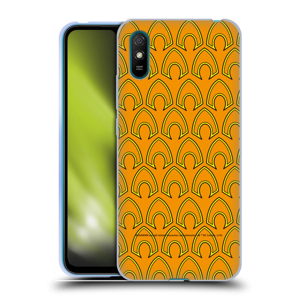 Aquaman DC Comics Logo Pattern Soft Gel Case for Xiaomi Redmi 9A / Redmi 9AT