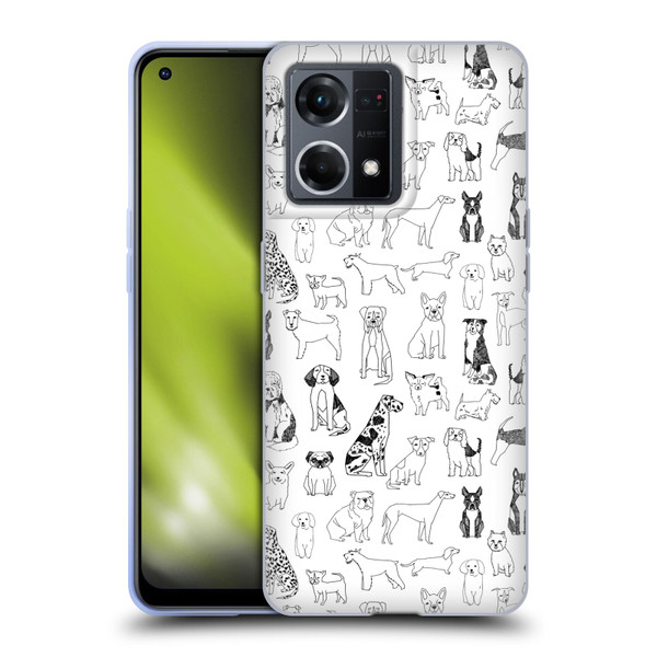 Andrea Lauren Design Animals Canine Line Soft Gel Case for OPPO Reno8 4G
