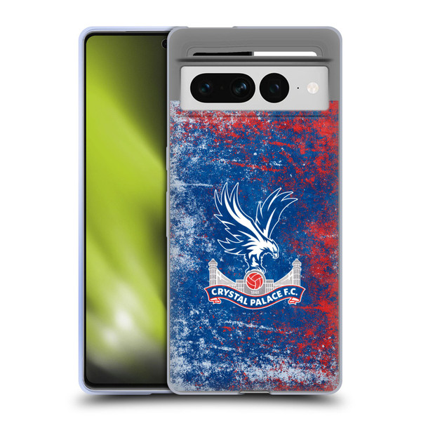 Crystal Palace FC Crest Distressed Soft Gel Case for Google Pixel 7 Pro