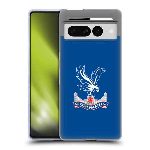 Crystal Palace FC Crest Plain Soft Gel Case for Google Pixel 7 Pro