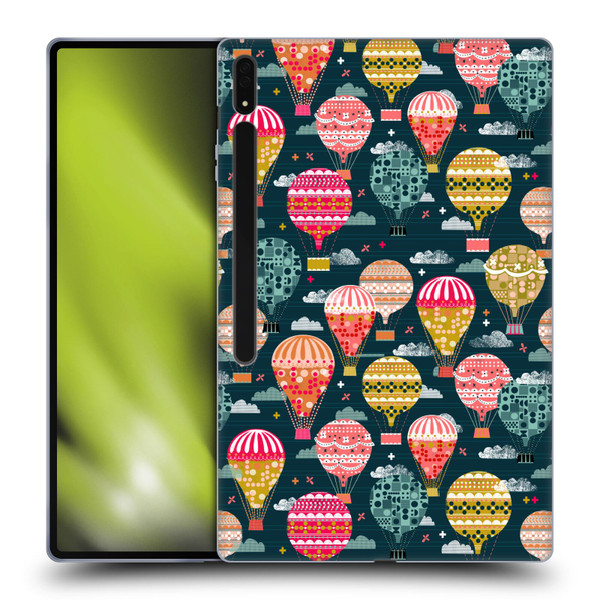 Andrea Lauren Design Assorted Hot Air Balloon Soft Gel Case for Samsung Galaxy Tab S8 Ultra