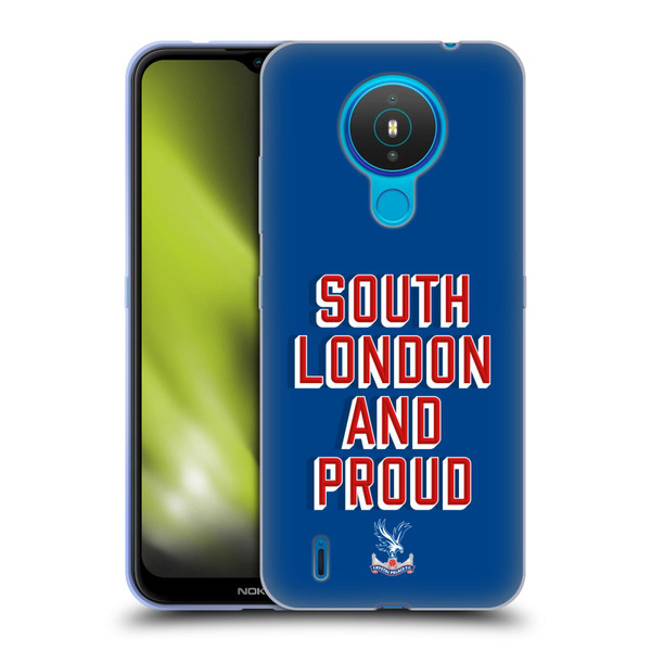 Crystal Palace FC Crest South London And Proud Soft Gel Case for Nokia 1.4