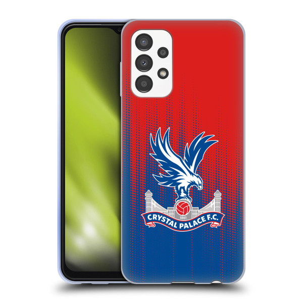 Crystal Palace FC Crest Halftone Soft Gel Case for Samsung Galaxy A13 (2022)