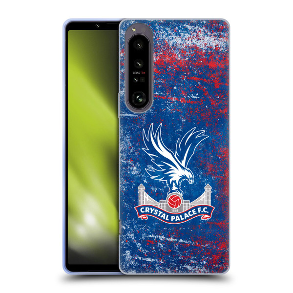 Crystal Palace FC Crest Distressed Soft Gel Case for Sony Xperia 1 IV