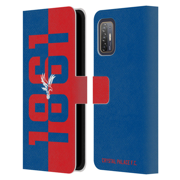 Crystal Palace FC Crest 1861 Leather Book Wallet Case Cover For HTC Desire 21 Pro 5G