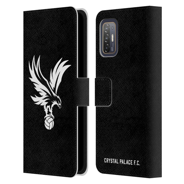 Crystal Palace FC Crest Eagle Grey Leather Book Wallet Case Cover For HTC Desire 21 Pro 5G