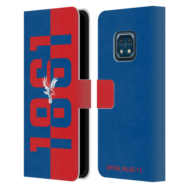 Crystal Palace FC Crest 1861 Leather Book Wallet Case Cover For Nokia XR20